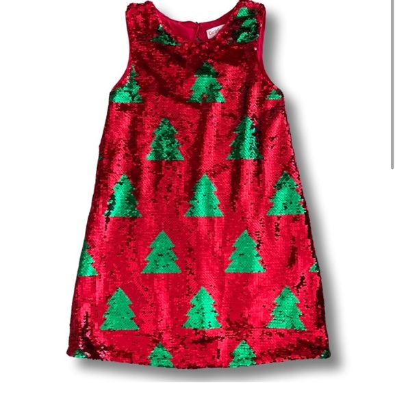 Cat & Jack Other - Sequin reversible Christmas tree dress